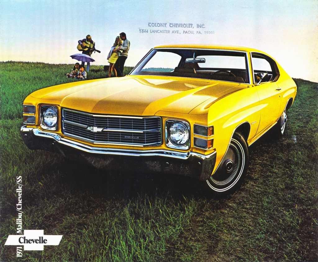 1971 Chev Chevelle Revised Brochure Page 2
